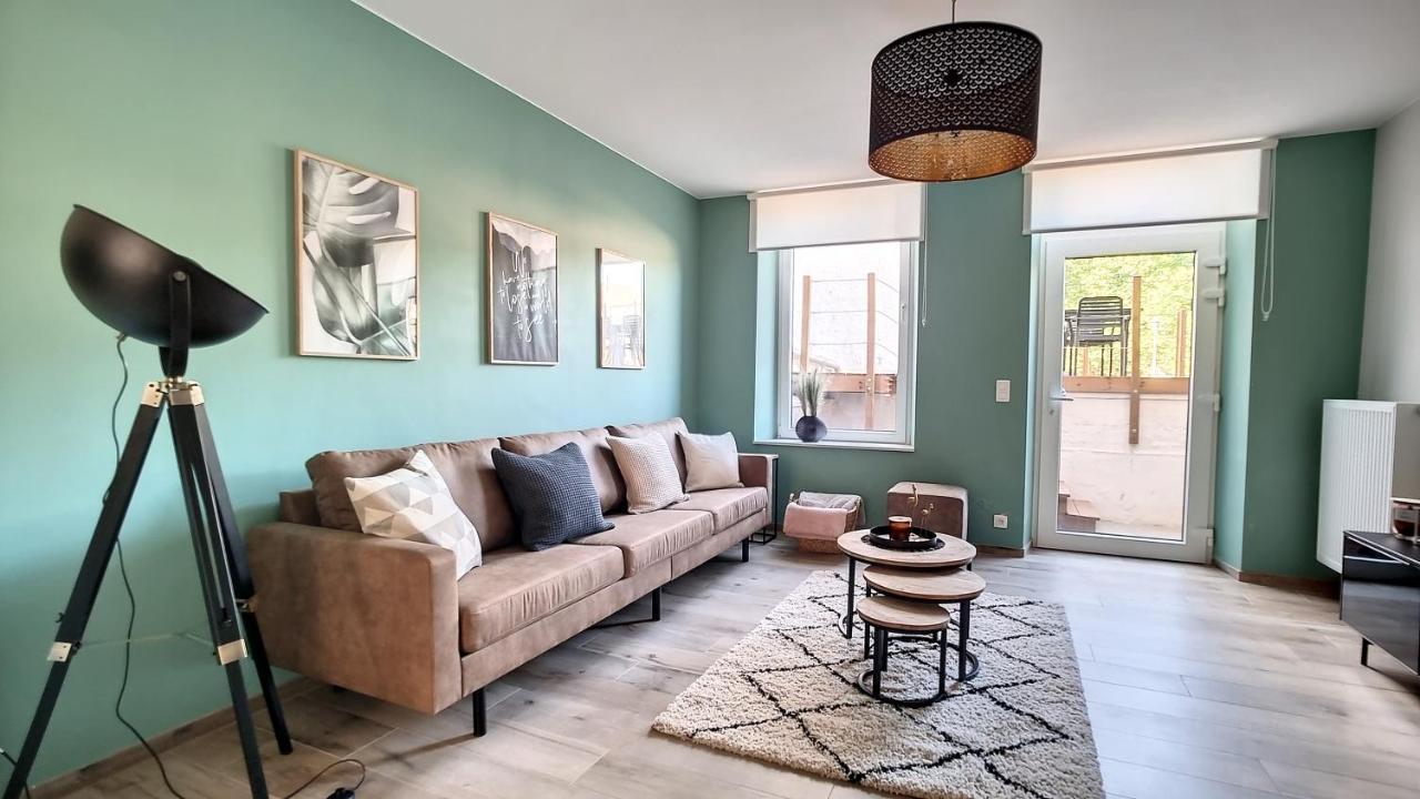 Appartement Cosy Et Familial Avec Terrasse Theux Luaran gambar